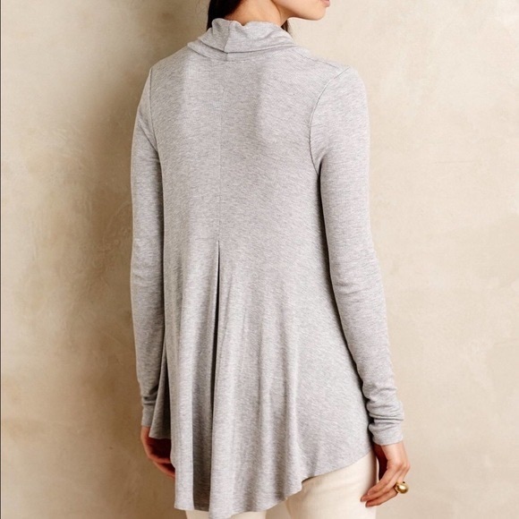 🎉SALE🎉 ANTHROPOLOGIE Deletta Carra Top Long Sleeve Ribbed - Picture 16 of 16